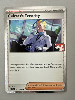 Pokemon TCG * SV Shroulded Fable * 57/64 Colress's Tenacity HOLO STAMPED NM - Image 1