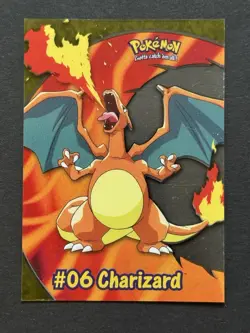 2000 Charizard Pokemon Topps TV Animation Clear PC3 - Image 1