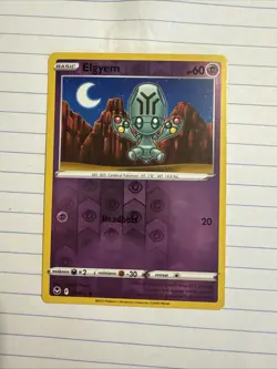 Elgyem 079/195 Reverse Holo Pokemon TCG Sword & Shield Silver Tempest NM - Image 1