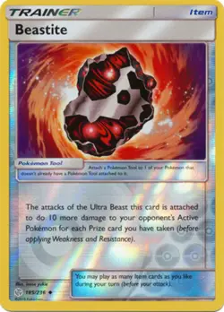 x4 Beastite - 185/236 - Uncommon - Reverse Holo Pokemon SM12 Cosmic Eclipse M/NM - Image 1