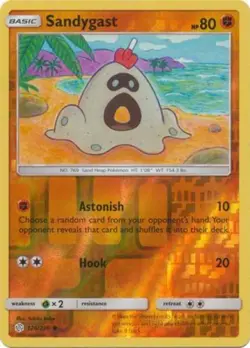 x4 Sandygast - 126/236 - Common - Reverse Holo Pokemon SM12 Cosmic Eclipse M/NM - Image 1