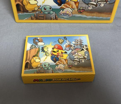 【Near Mint】Pokemon Playing Cards Mario Pikachu Luigi Box Full Deck Nintendo JPN - Image 1
