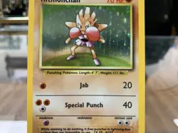 1999 Pokemon Base Set Hitmonchan Holo Rare 007/102 - Free Shipping! 🔥 - Image 3