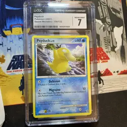 Pokemon Secret Wonders Common Psyduck #100/132 CGC 7 Near Mint US Seller!!! - Image 1