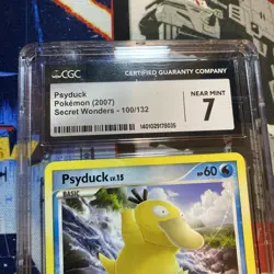 Pokemon Secret Wonders Common Psyduck #100/132 CGC 7 Near Mint US Seller!!! - Image 5