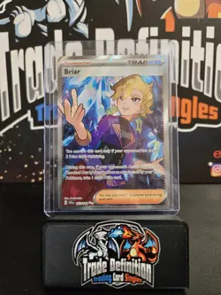 Pokemon TCG Card Briar 163/142 Stellar Crown Ultra Rare Full Art - NM - Image 1