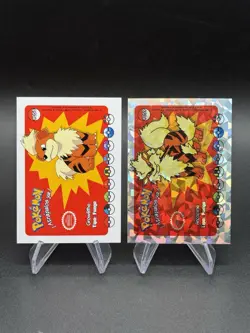 Growlithe Arcanine Cracked Ice Holo Who’s That Pokemon Card Set Peru - Image 1