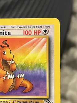 Pokemon Card Fossil Set Dragonite 19/62 Non Holo WOTC LP - Image 3
