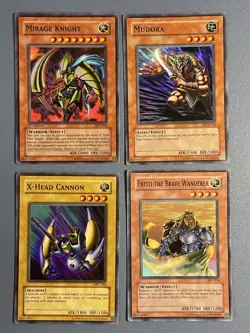 Yu-Gi-Oh! Mirage Knight, Mudora, Freed, X-Head Cannon DCR IOC MFC 1.Edition/unl. - Image 1