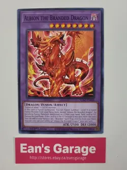 YuGiOh Albion The Branded Dragon SDAZ-EN046 Albaz Strike Ultra common - MN - Image 1