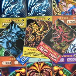 Yugioh Anime Card Set- Legendary (Exodia, Blue Eyes, Dark Magician, God Cards. - Image 1