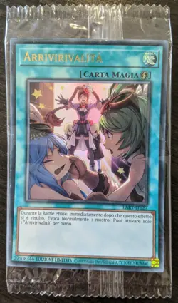 YuGiOh Arrivalrivals Ultra Rare LART-IT027 Lost Art Promo Sealed Italian - Image 1