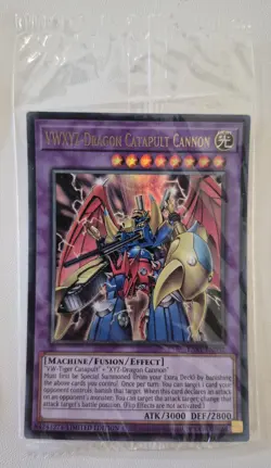 YuGiOh VWXYZ-Dragon Catapult Cannon Ultra Rare LART-EN032 Sealed Lost Art Promo - Image 1