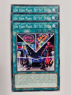 Yu Gi Oh - 3x L5DD-ENY19 On Your Mark, Get Set, DUEL! - Common - Image 1