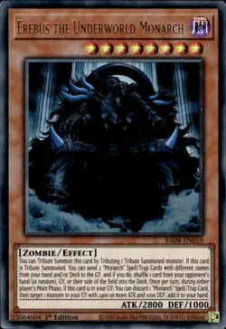 Erebus The Underworld Monarch - Ultra Rare 1st Edition RA04-EN019 - NM - YuGiOh - Image 1