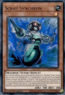 Scrap Synchron - Ultra Rare 1st Edition L5DD-ENY04 - NM - YuGiOh - Image 1