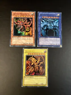 Yu-Gi-Oh Le 3 Divinita Egizie Drago Alato di Ra Obelisk Slifer Ultra Rare Yugioh - Image 3
