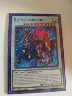 Yu-Gi-Oh! Ra01-de034 Blumenbaronin 1. Auflage Super Rare - Image 1