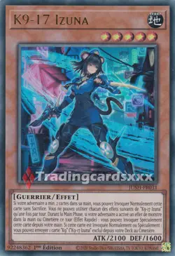 Yu-Gi-Oh! K9-17 Izuna : UR JUSH-FR031 - Image 1