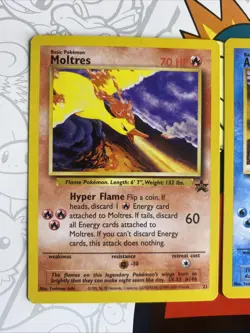 Zapdos Articuno and Moltres 2000 Movie Promo Cards NM Mint Condition Pokemon TCG - Image 3