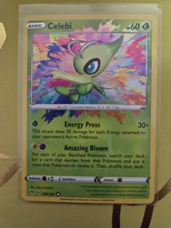 Pokemon TCG Celebi Vivid Voltage Holo Card 009/185 Amazing Rare Nm English - Image 1