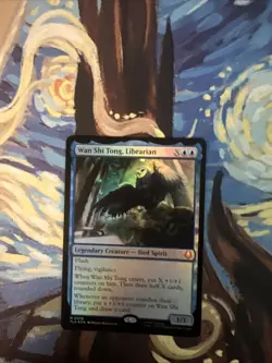 MTG Avatar Wan Shi Tong, Librarian TLA 0078 Foil Mythic NM - Image 3