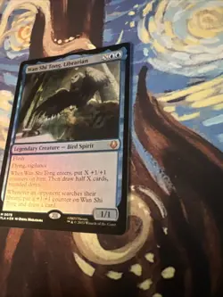 MTG Avatar Wan Shi Tong, Librarian TLA 0078 Foil Mythic NM - Image 4