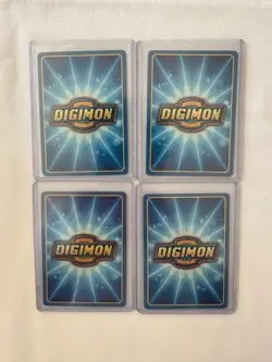 Digimon Digi Battle Card MetalGreymon Gatomon Boltmon Myotismon Gold Letter 1999 - Image 2