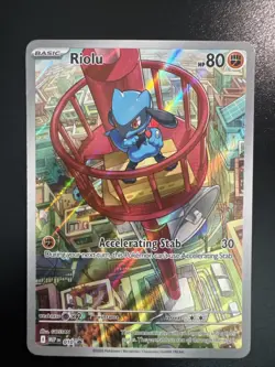 Pokemon TCG Riolu Illustration Rare Card 010 Promo - Image 1