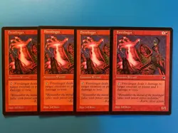 MTG 4x Fireslinger Tempest Pauper Legacy Magic the Gathering Card x4 NM - Image 1