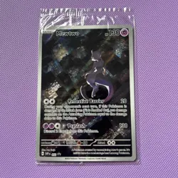 Mewtwo SVP 052 Pokemon Promo 151 Full Art Holo Ultra Premium Card - Sealed - Image 1