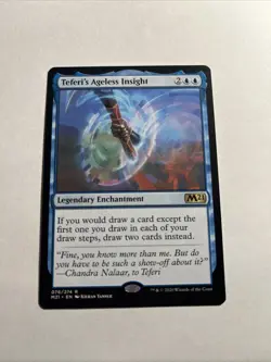 Teferi's Ageless Insight - Core Set 2021 (M21) MTG Plus Bonus Card!!! - Image 1