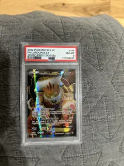 Pokemon Landorus EX Full Art Holo Card 144/149 Boundaries Crossed PSA 8 - Image 1
