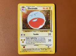 Electrode - Jungle 2/64 Unlimited Holo Rare Pokemon TCG Card LP WOTC - Image 1
