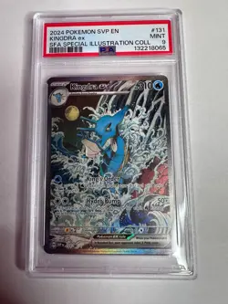 Kingdra ex 131 Sv: Scarlet & Violet Promo Cards Holo PSA 9 - Image 1