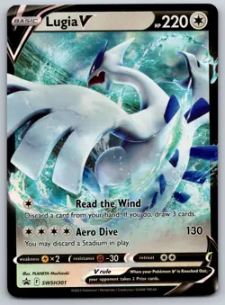 Lugia V SWSH301 SWSH: Sword & Shield Promo Cards NM Pokemon Card TCG - Image 1
