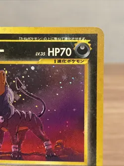 Pokemon TCG Houndoom Neo Revelation Holo Card No.229 Japanese Edition Swirl HOLO - Image 2