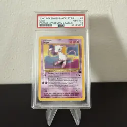 Pokemon Mew Black Star Promo 8 TCG 2000 Card PSA 10 - Image 1