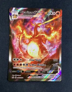 Pokemon TCG Charizard VMAX SWSH261 Black Star Promos Holo Card NM - Image 1