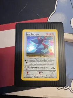 Pokemon TCG 2000 Cool Porygon Holo Rare Black Star Promo Card 15/53 WOTC - Image 1