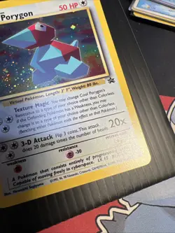 Pokemon TCG 2000 Cool Porygon Holo Rare Black Star Promo Card 15/53 WOTC - Image 4