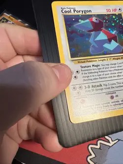 Pokemon TCG 2000 Cool Porygon Holo Rare Black Star Promo Card 15/53 WOTC - Image 5