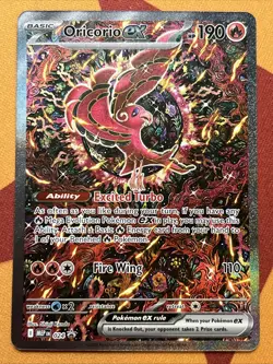 Pokemon Card - Oricorio ex - SIR Full Art Promo (MEP024) Phantasmal Flames NM - Image 1