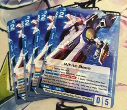 White Base - ST01-015 NM - Gundam TCG Card Game Playset Of 4 - Image 1