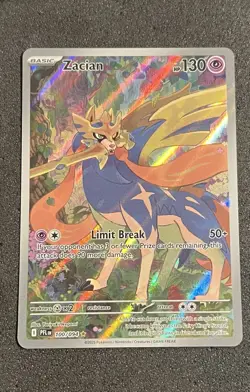 POKEMON CARD 2025 ZACIAN FULL ART IR 100/94 MEGA EVOLUTION PHANTASMAL FLAMES - Image 1
