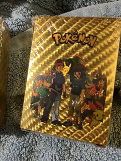Pokemon Gold Trading Card Deck (3) Packs 55 Cards Each Pack Fan Art New Sealed - Image 3