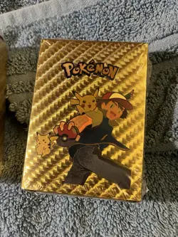Pokemon Gold Trading Card Deck (3) Packs 55 Cards Each Pack Fan Art New Sealed - Image 4