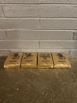 Four Packs Of Pokemon Gold Foil Card Decks New Sealed. - Image 4