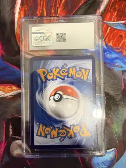 Pokemon Card 2024 S-Chinese Radiant Blastoise 015/066 K Holo Combo CGC 9 MINT - Image 2