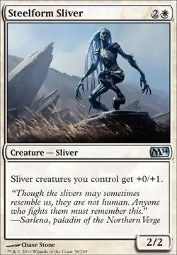 Steelform Sliver NM, English MTG Magic 2014 (M14) - Image 1
